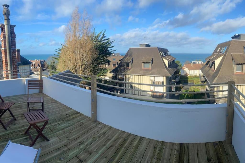 Maison Proche Plage Vue Mer Benerville sur Mer Bagian luar foto