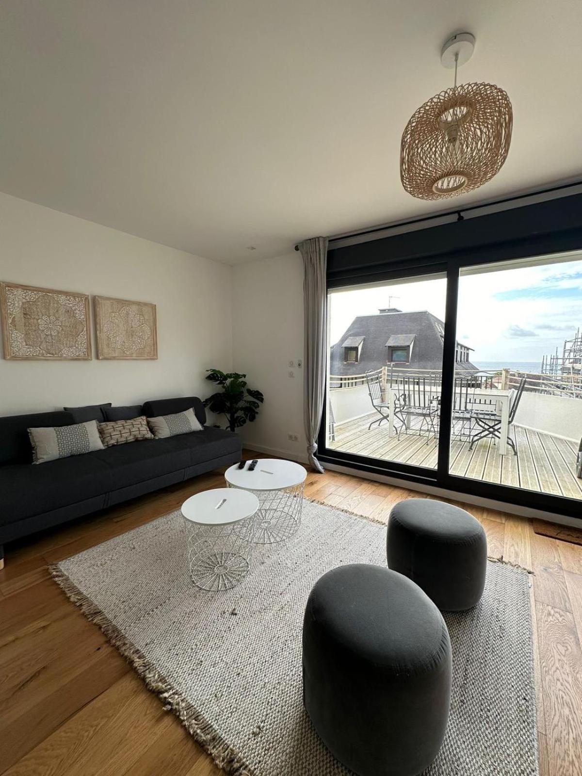 Maison Proche Plage Vue Mer Benerville sur Mer Bagian luar foto