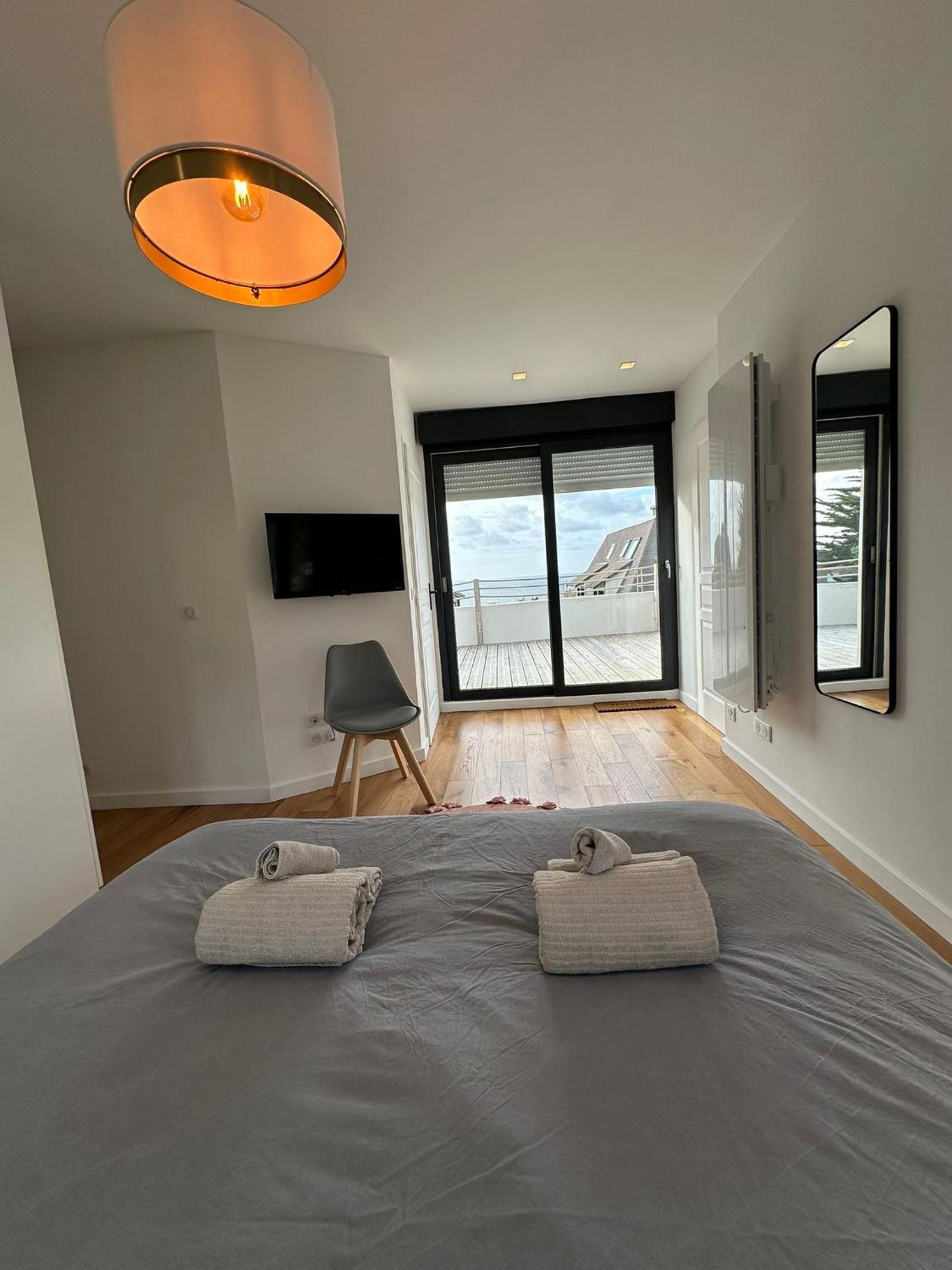 Maison Proche Plage Vue Mer Benerville sur Mer Bagian luar foto